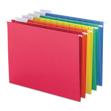 Smead® Colored Hanging File Folders, Letter Size, 1-5-cut Tab, Assorted, 25-box freeshipping - TVN Wholesale